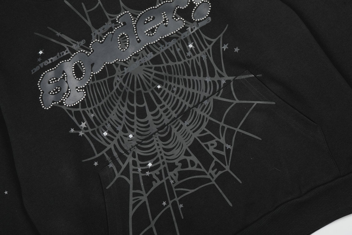 Sp5der Web Star Graphic Hoodie & Sweatpants Set