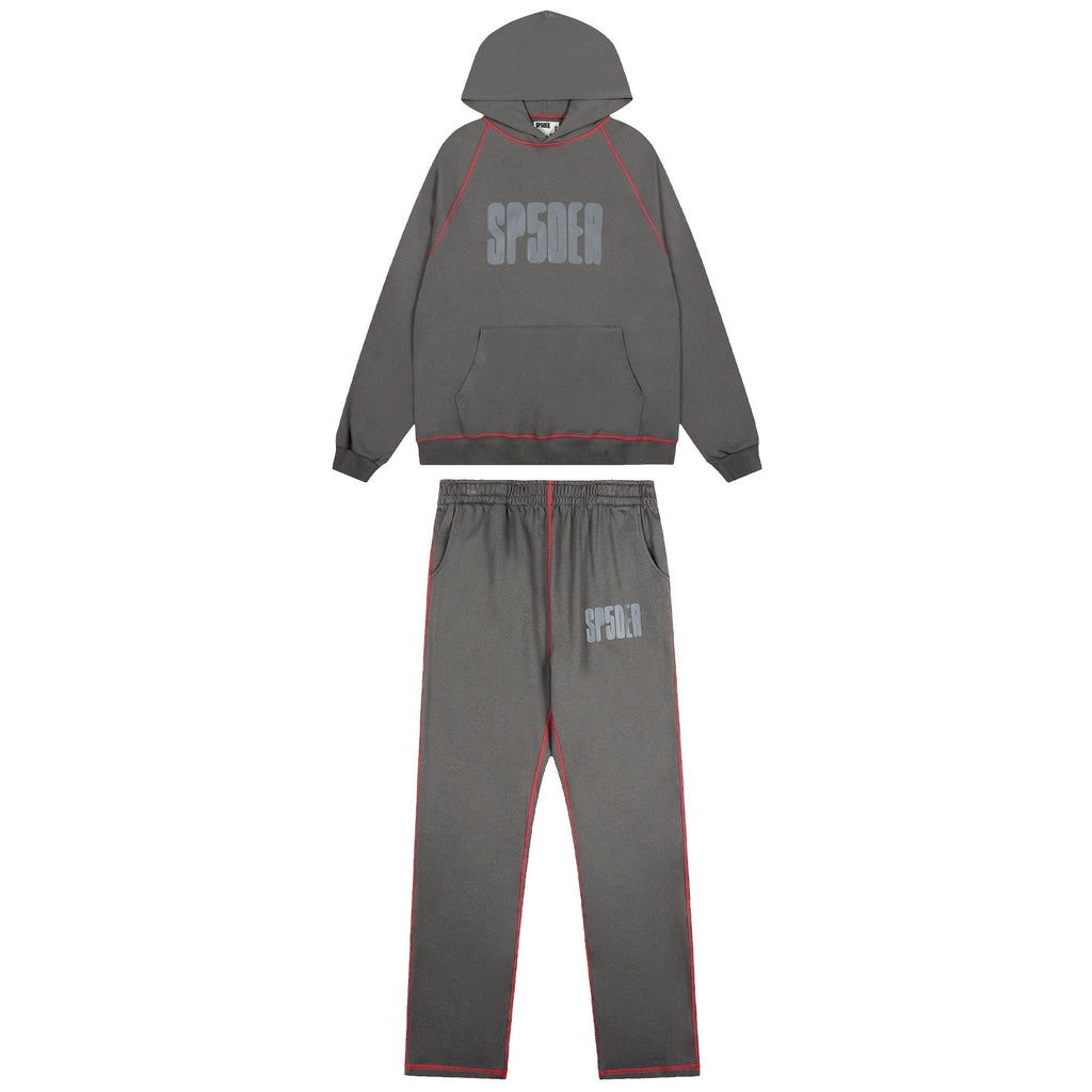 Sp5der Charcoal Gray Web Graphic Matching Set