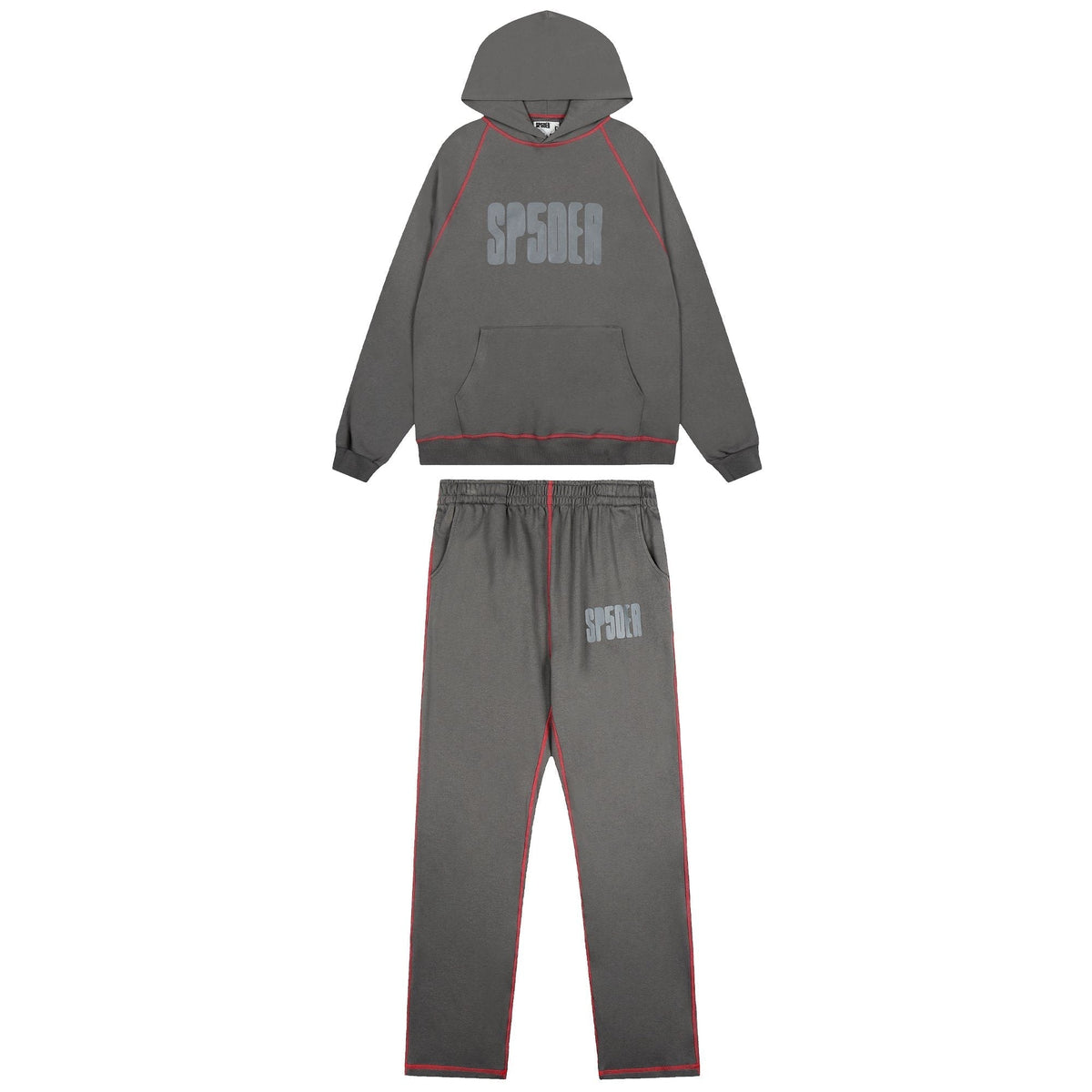 Sp5der Charcoal Gray Web Graphic Matching Set