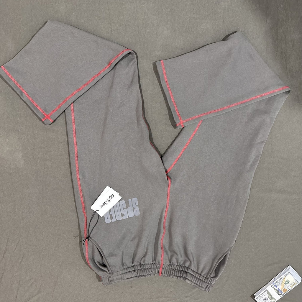 Sp5der Charcoal Gray Web Graphic Matching Set