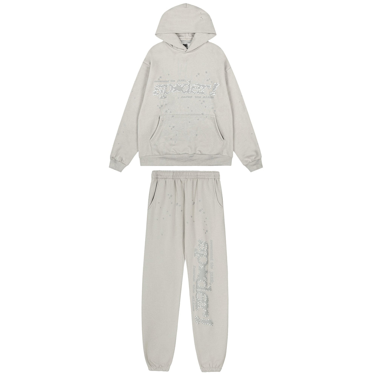 Sp5der Star Graphic Hoodie & Sweatpants Matching Set