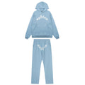 Sp5der Rhinestone Hoodie & Pants Matching Set