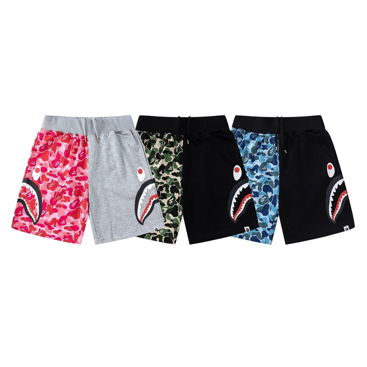 BAPE Shark Eye Graphic Sweat Shorts