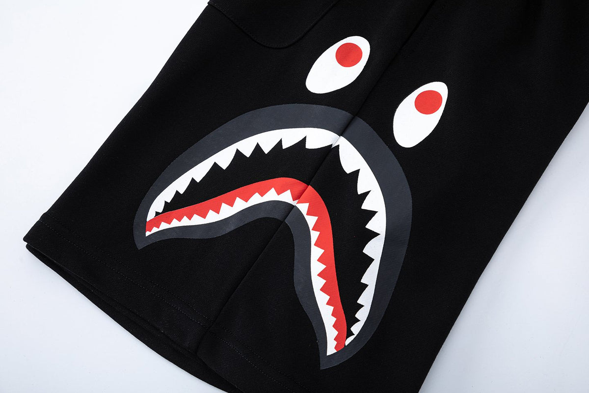 BAPE Shark Eye Graphic Sweat Shorts