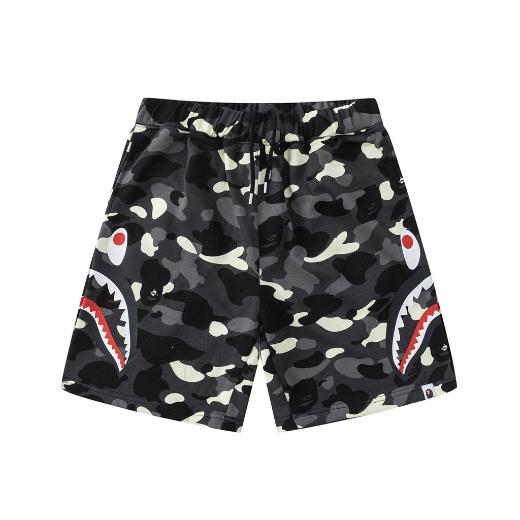 BAPE Shark Mouth Camouflage Shorts