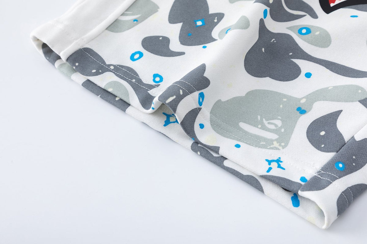 BAPE Camo Shark Graphic Shorts