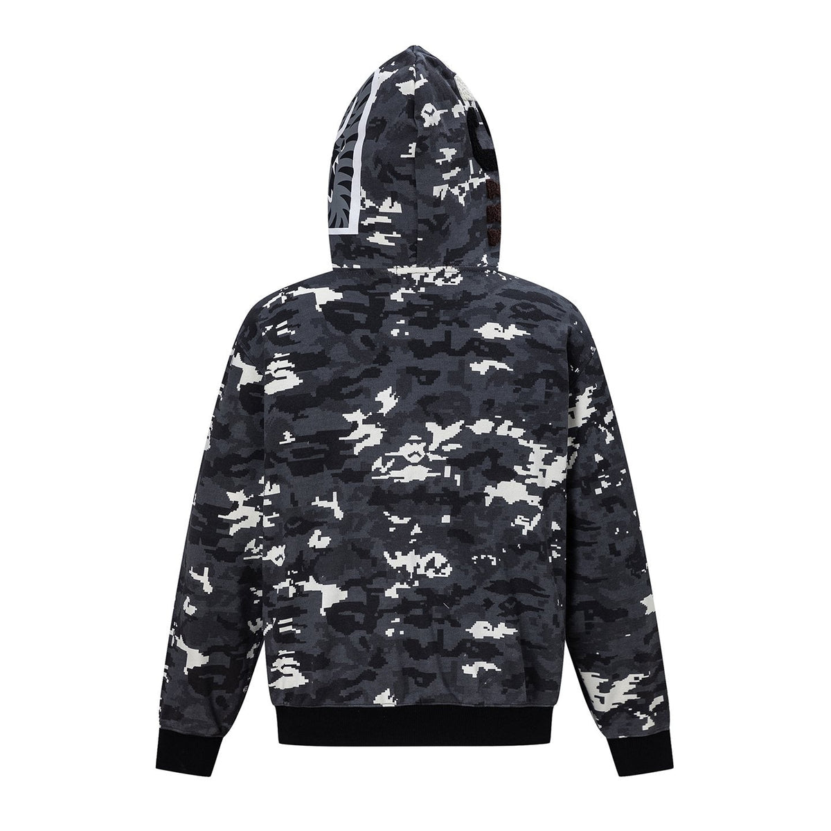 BAPE Shark Face Digital Camo Zip Hoodie