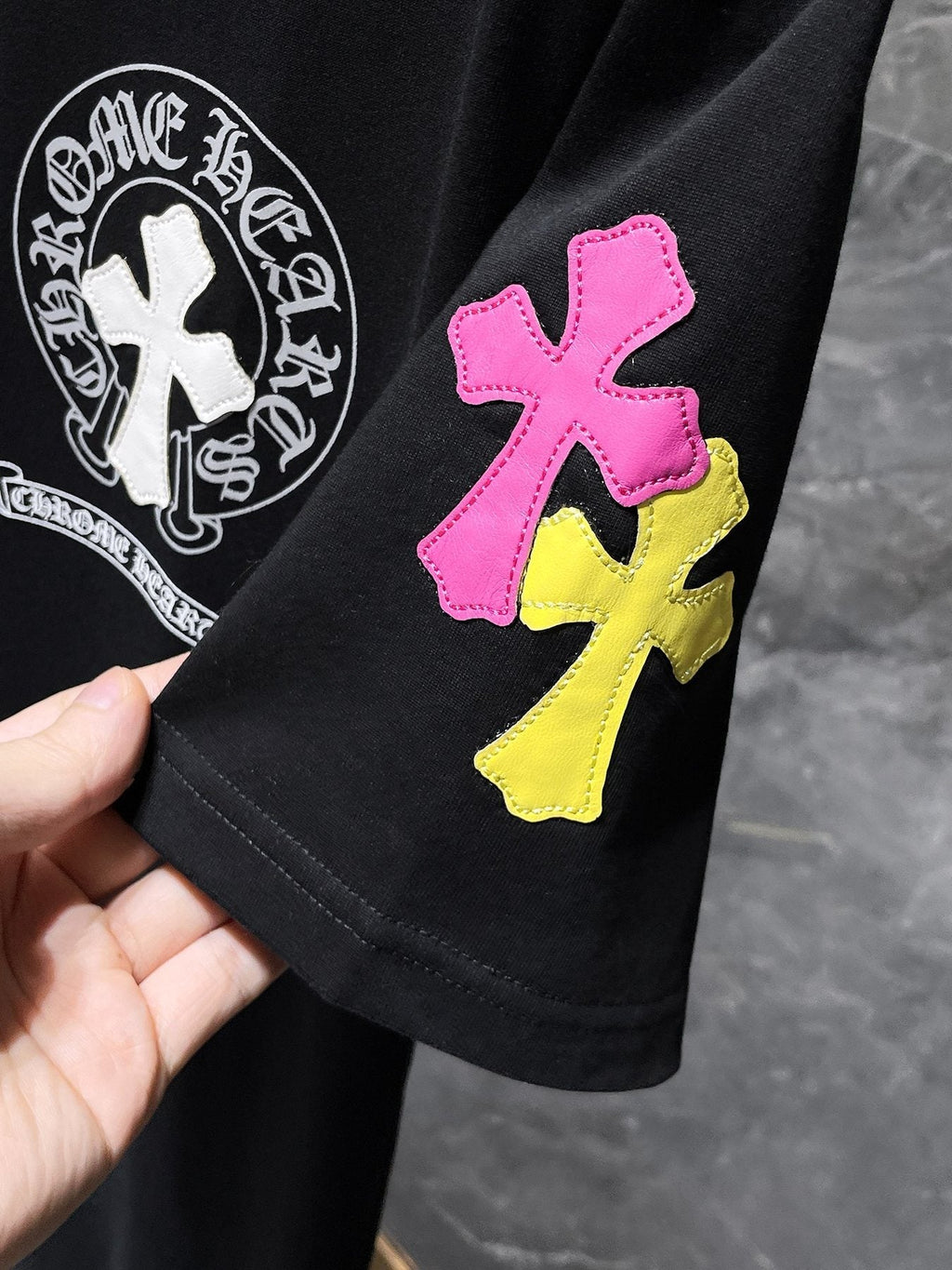 Chrome Hearts Cross Graphic Short-Sleeve T-Shirt