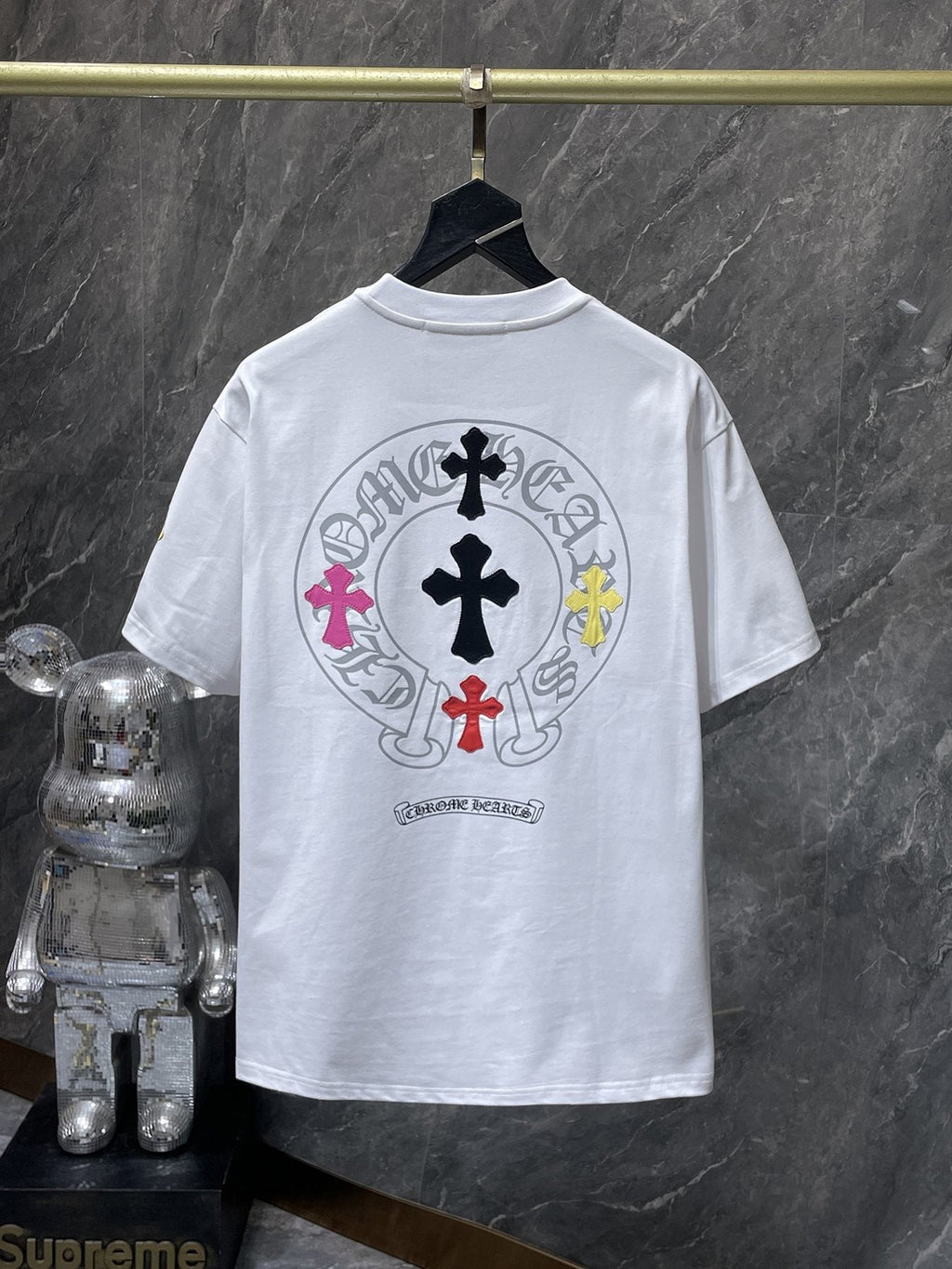 Chrome Hearts Cross Graphic Short-Sleeve T-Shirt