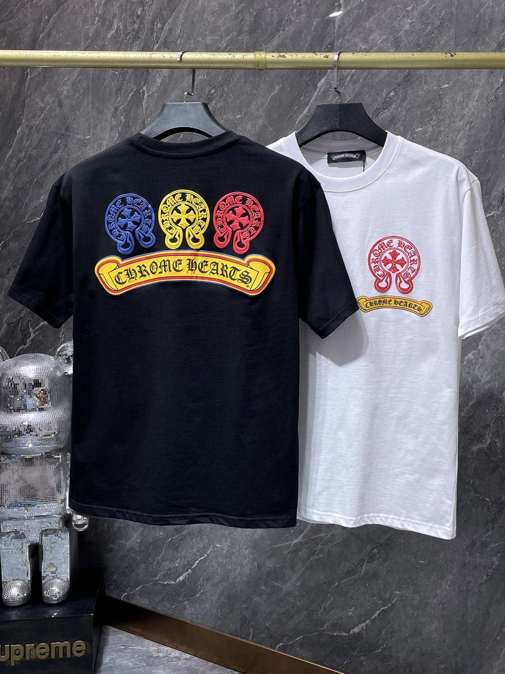 Chrome Hearts Multicolor Horseshoe Graphic T-Shirt