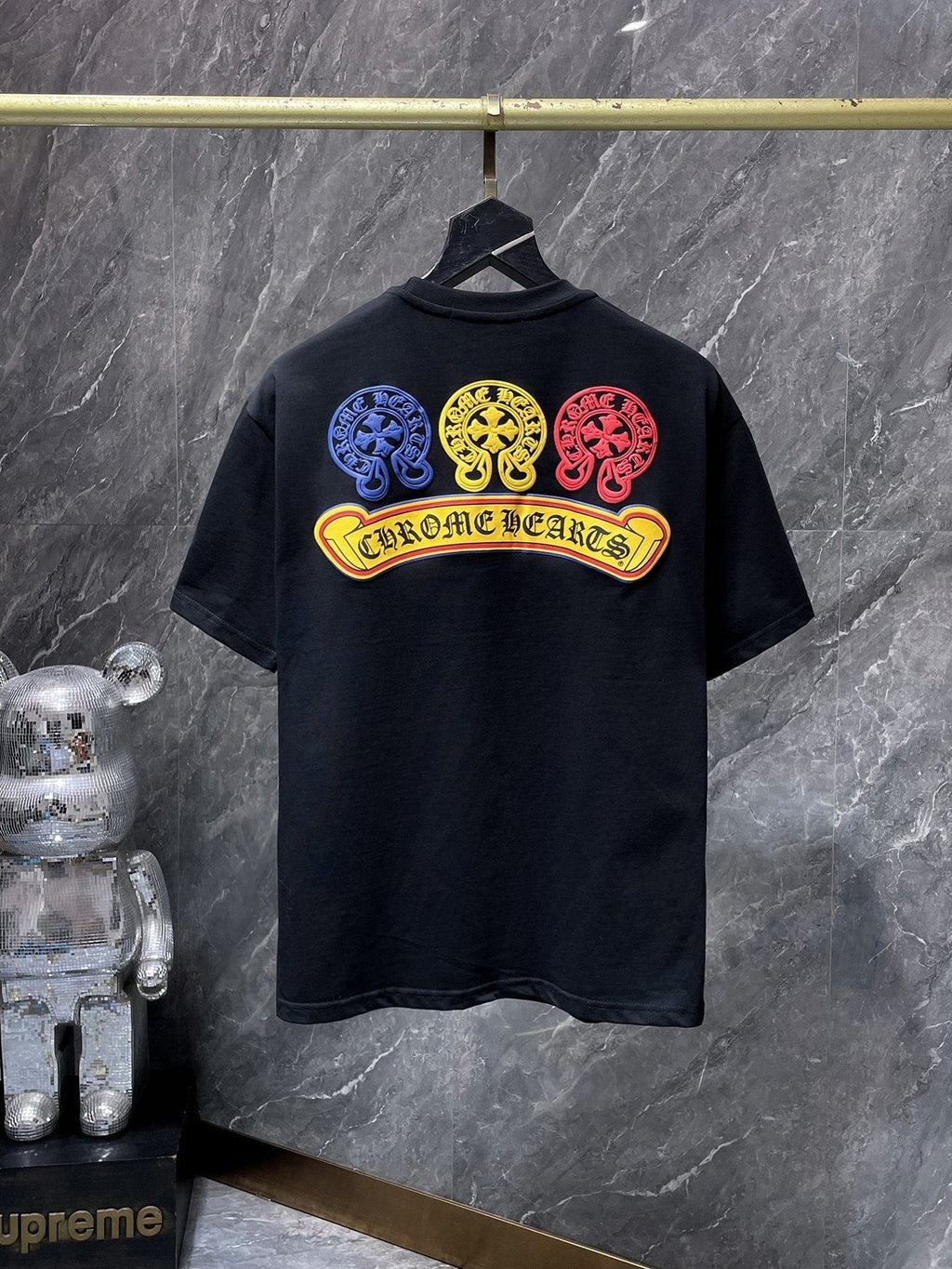 Chrome Hearts Multicolor Horseshoe Graphic T-Shirt