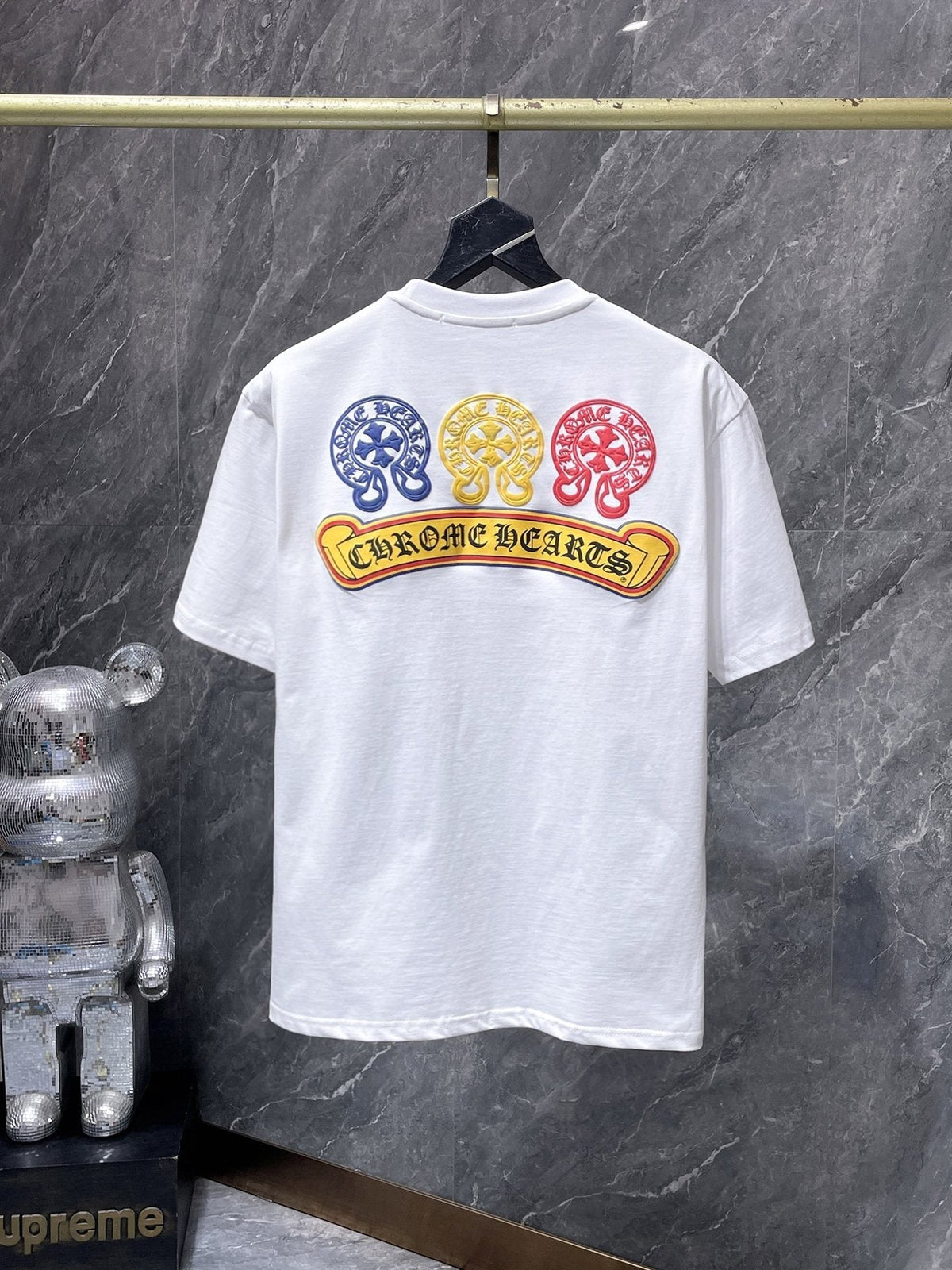 Chrome Hearts Multicolor Horseshoe Graphic T-Shirt