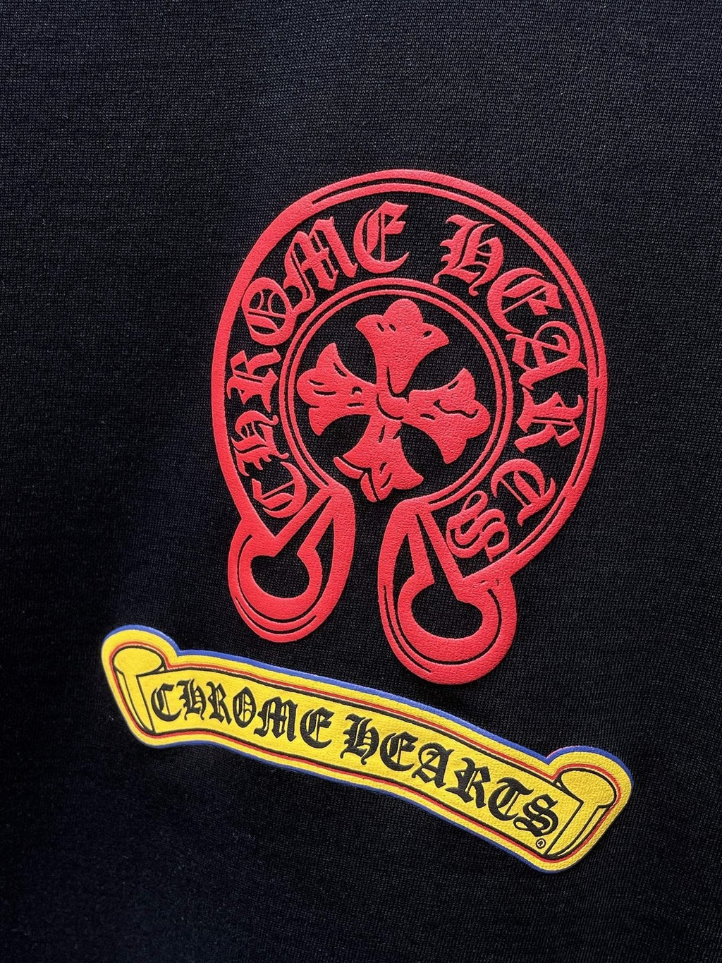 Chrome Hearts Multicolor Horseshoe Graphic T-Shirt
