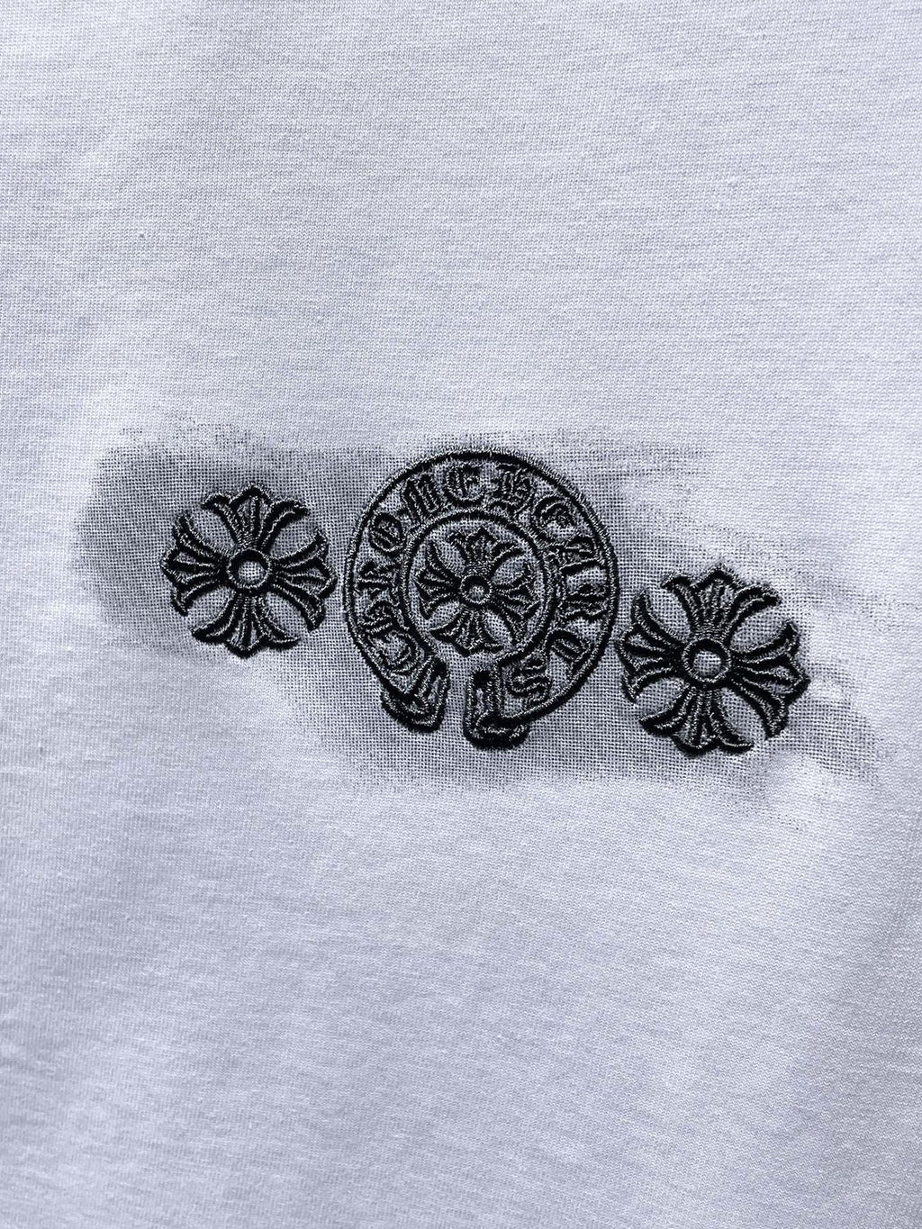 Chrome Hearts Gothic Floral Graphic T-Shirt