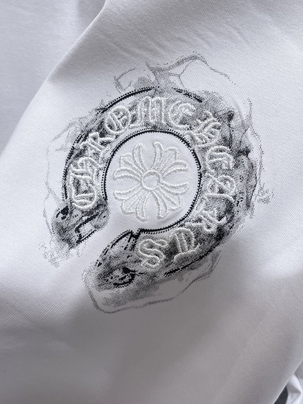 Chrome Hearts Horseshoe Graphic Short-Sleeve T-Shirt