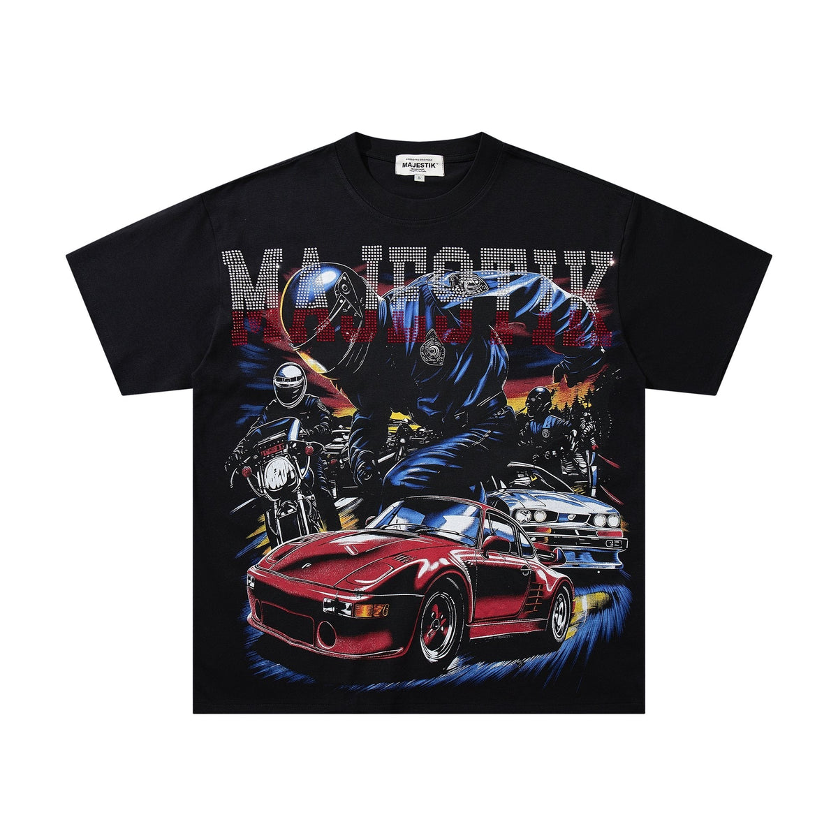 MAJESTIK Automotive Graphic Short-Sleeve T-Shirt