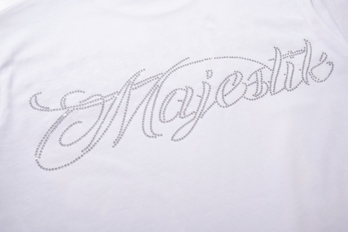 MAJESTIK Skull & Flame Graphic T-Shirt