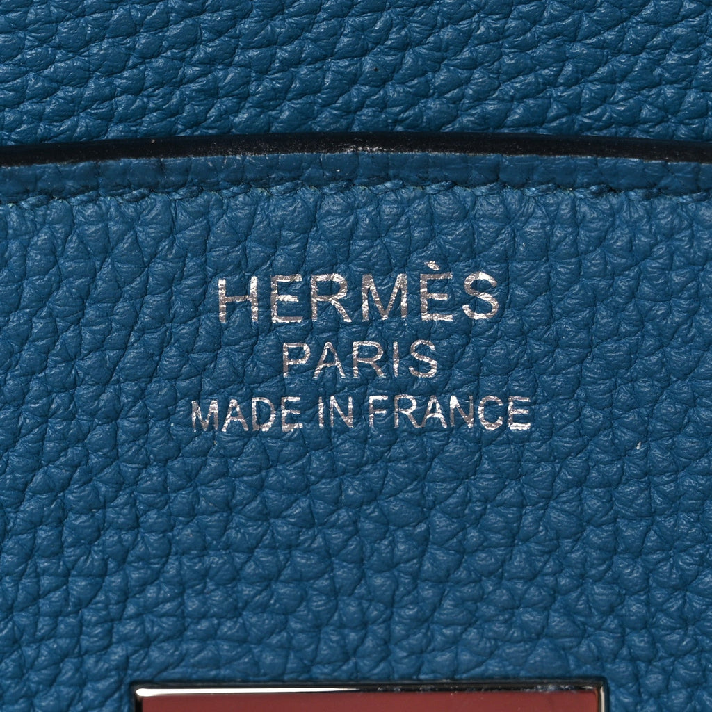 Togo Birkin 35 Cobalt