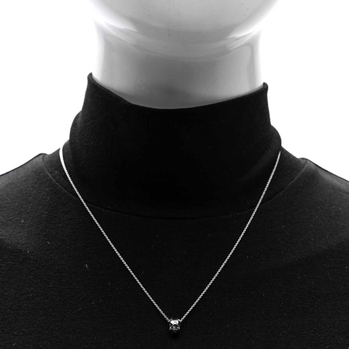18K White Gold Coco Crush Pendant Necklace