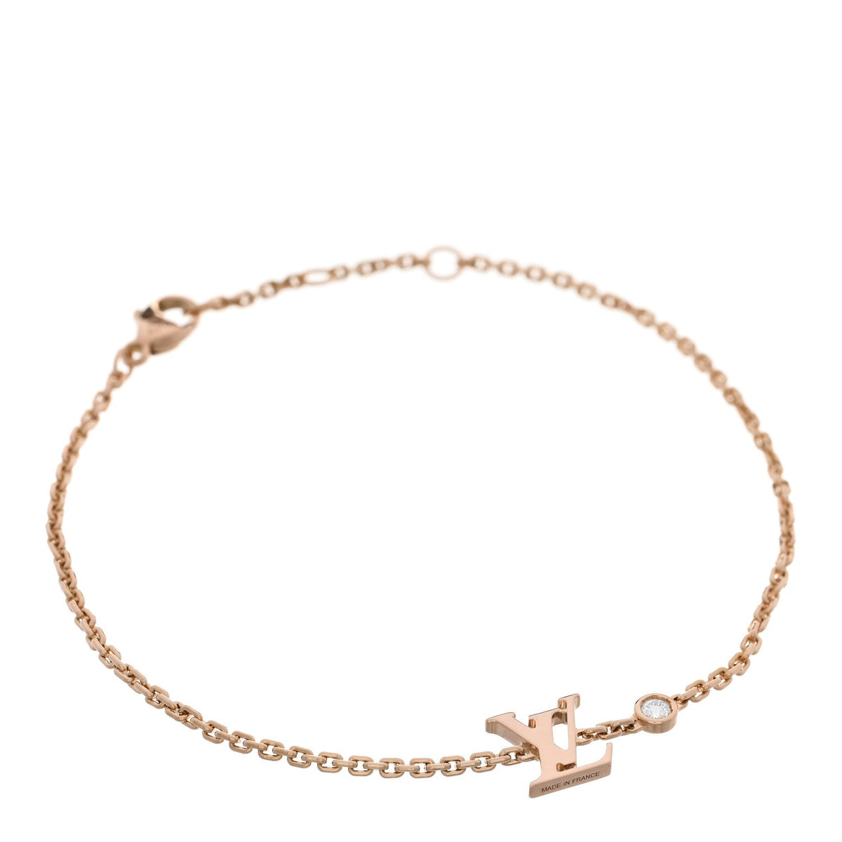 18K Pink Gold Diamond Idylle Blossom LV Bracelet