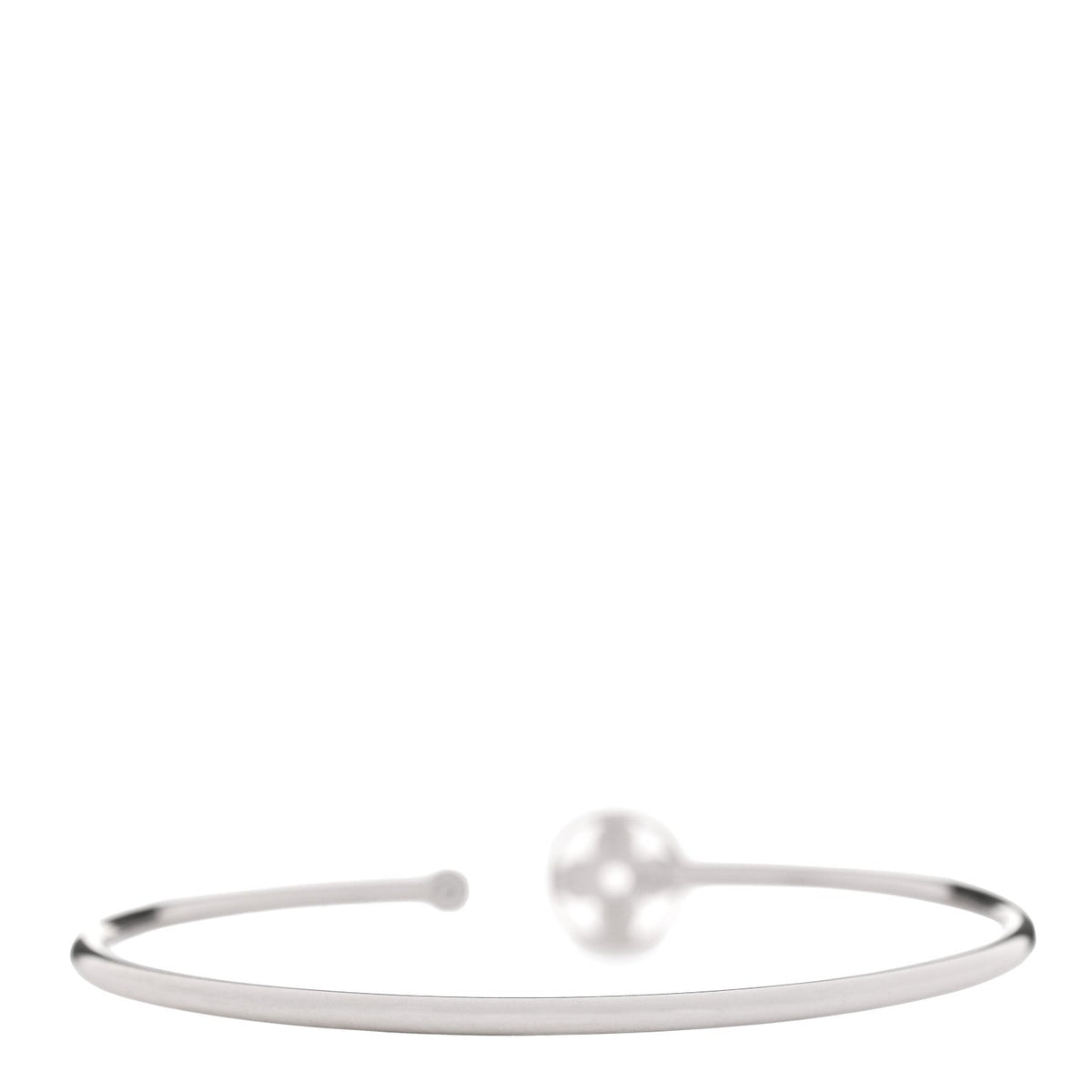 18K White Gold Diamond Idylle Blossom Twist Bracelet