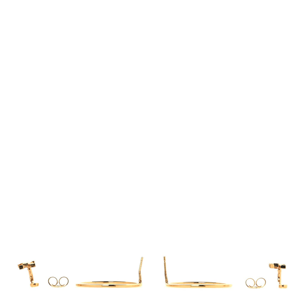 LV Eclipse Hoop Earrings Gold