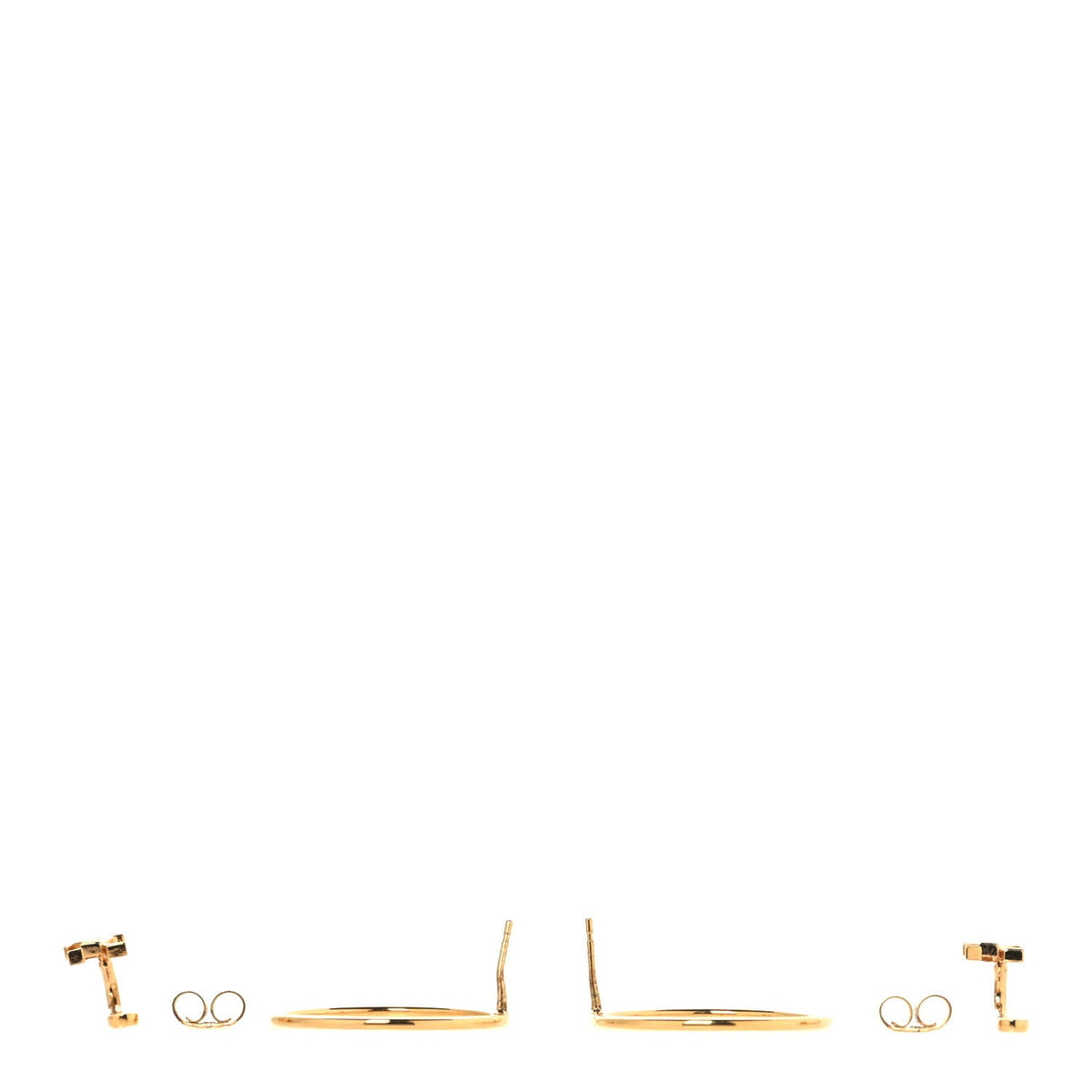 LV Eclipse Hoop Earrings Gold