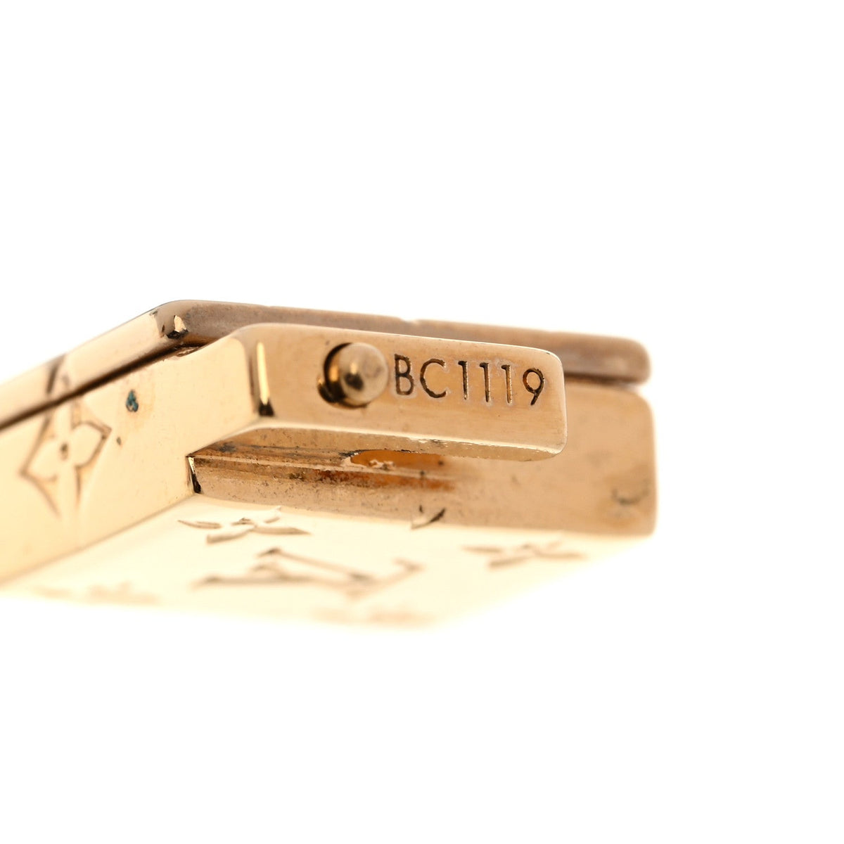 Monogram LV Circle Reversible Bracelet 17 Black