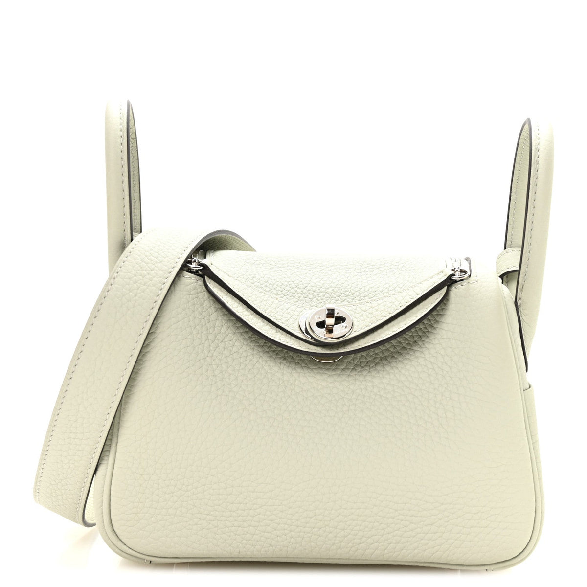 Taurillon Clemence Mini Lindy 20 Gris Neve