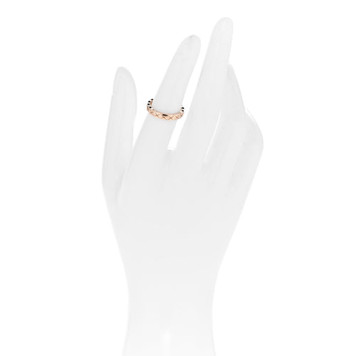 18K Beige Gold Mini Coco Crush Ring 50 5.25
