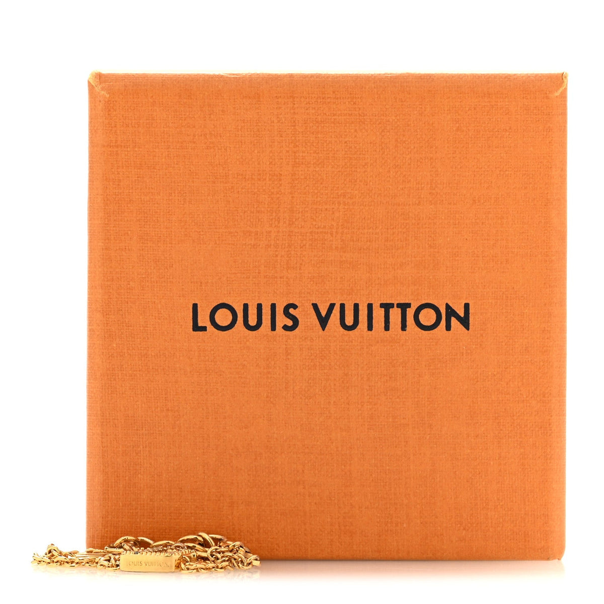 Metal Crystal LV Iconic Bracelet Gold