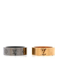 Metal LV Instinct Set of 2 Rings L 63 10.25 Silver Gold