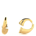 Metal Nanogram Sweet Dreams Horseshoe Earrings Gold