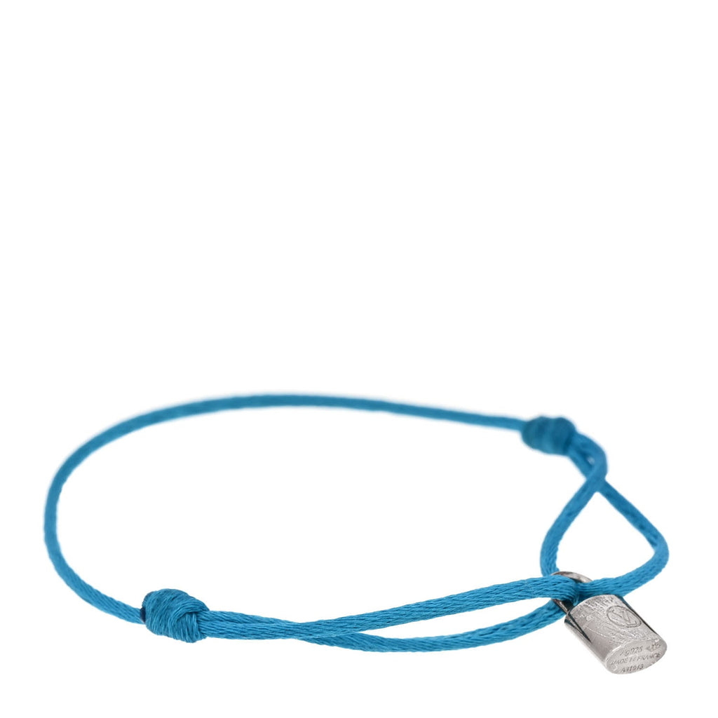 X UNICEF Sterling Silver Lockit Bracelet Blue