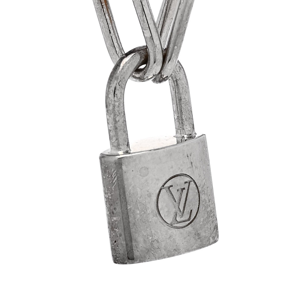 X Virgil Abloh Sterling Silver Lockit Bracelet Blue Yellow
