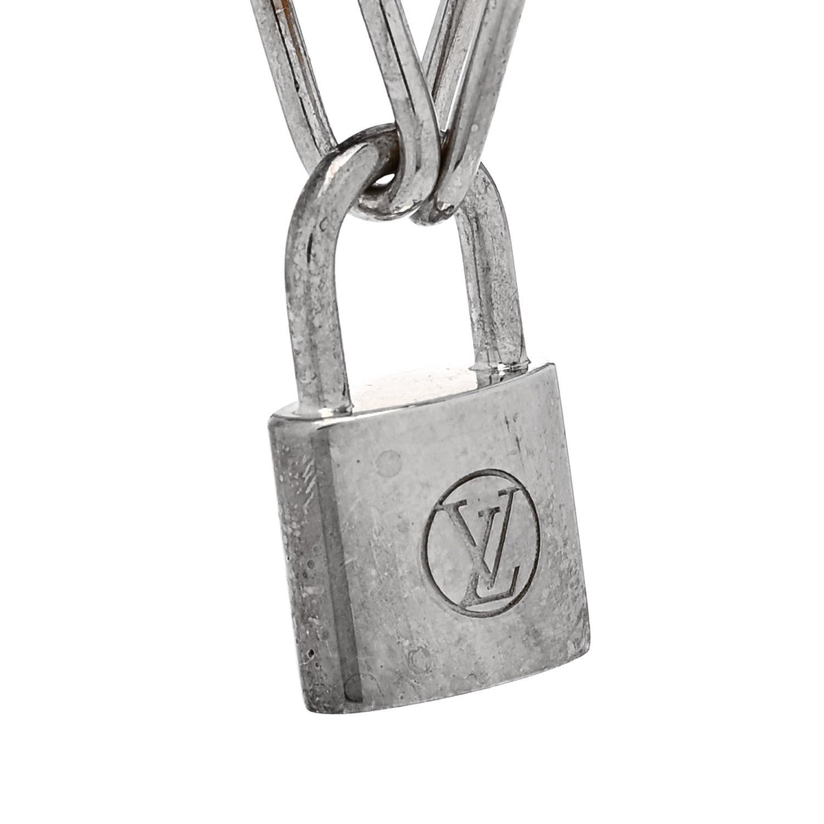 X Virgil Abloh Sterling Silver Lockit Bracelet Blue Yellow