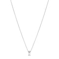 18K White Gold Empreinte Pendant Necklace
