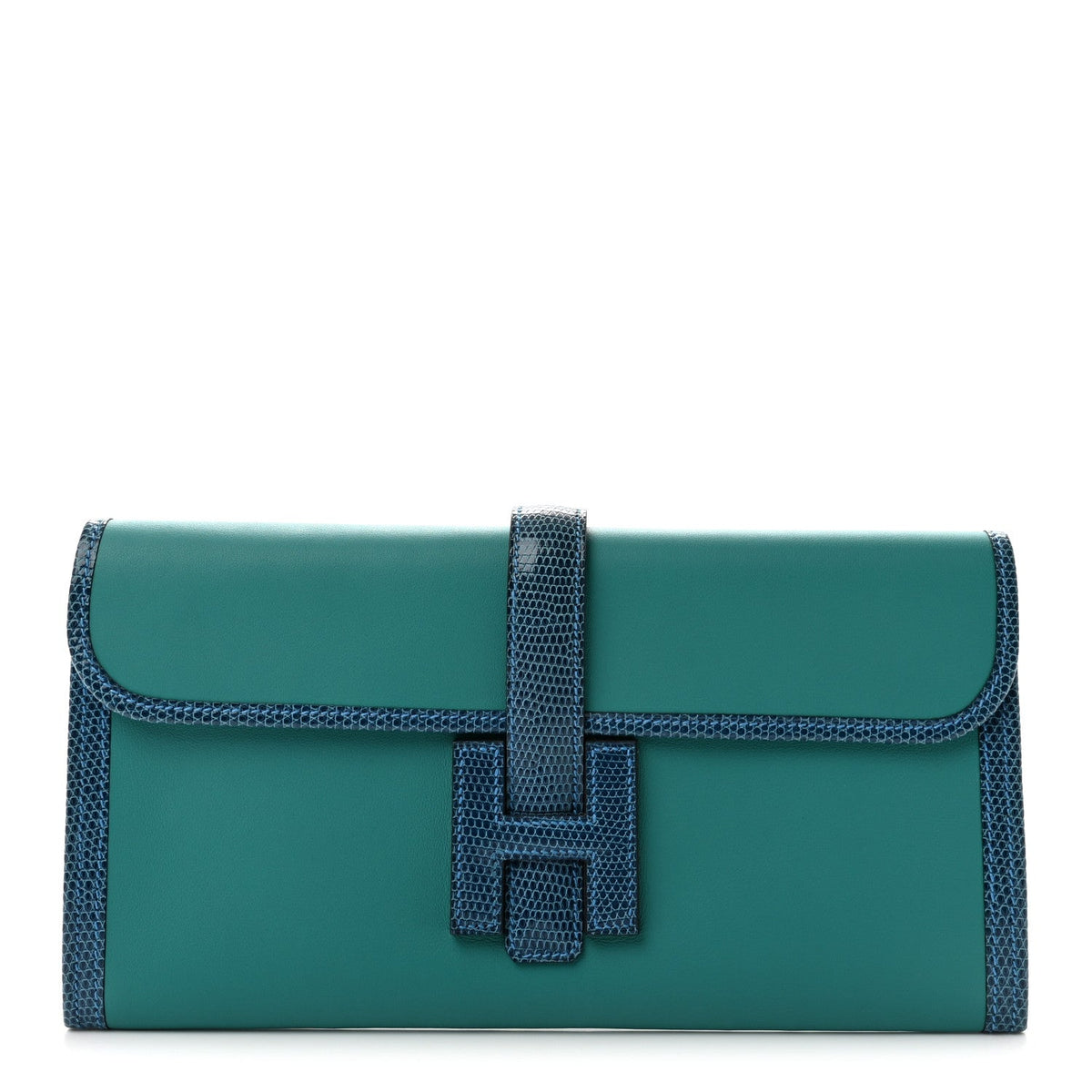 Swift Lizard Jige Elan Touch 29 Clutch Bleu Paon Mykonos