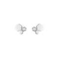 BEE LOVE SILVER DIAMOND EARRINGS