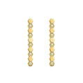 BEE LOVE GOLD DIAMOND LONG EARRINGS