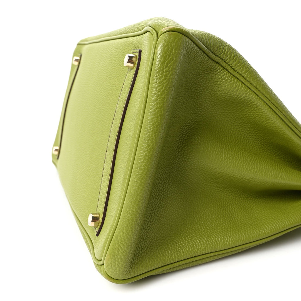 Togo Birkin 35 Vert Anis