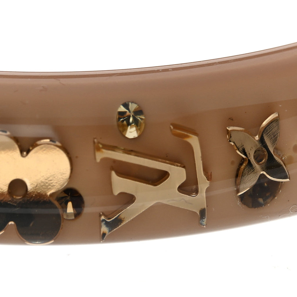 Resin Swarovski Small Inclusion Bracelet Beige