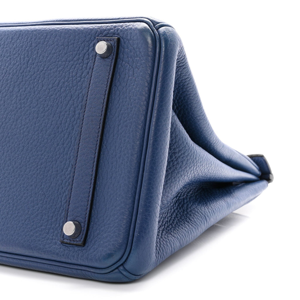 Taurillon Clemence Birkin 35 Bleu Brighton