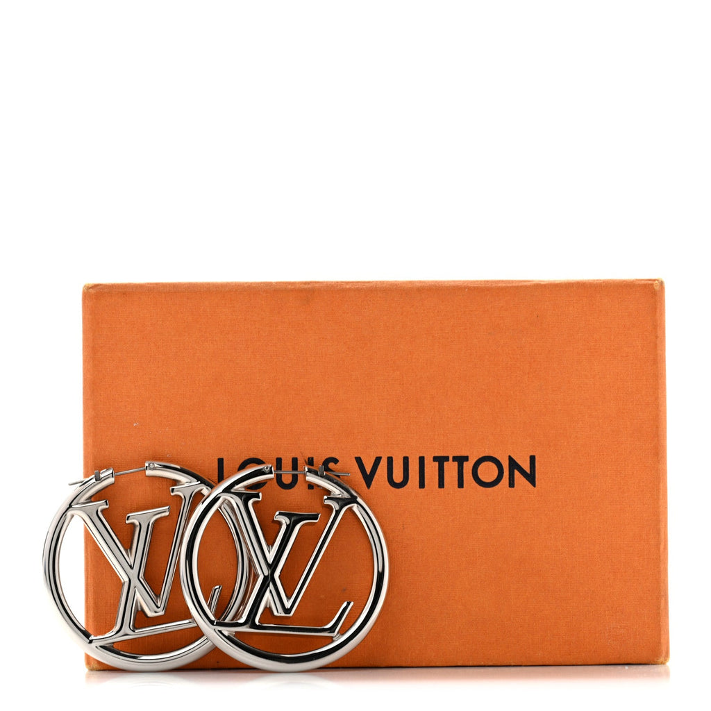 Palladium Louise Hoop Earrings Silver