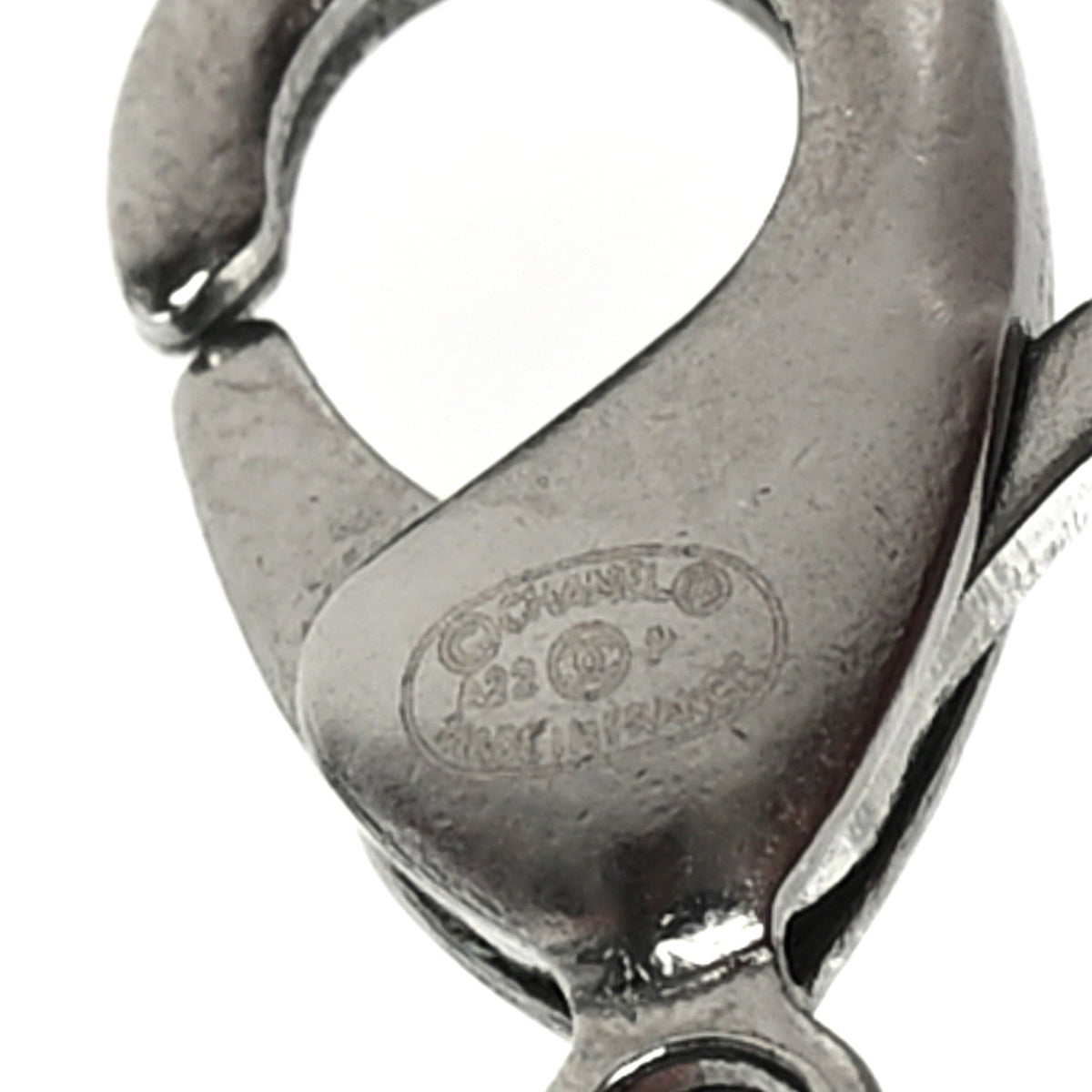 Crystal CC Lucky Symbols Choker Necklace Silver