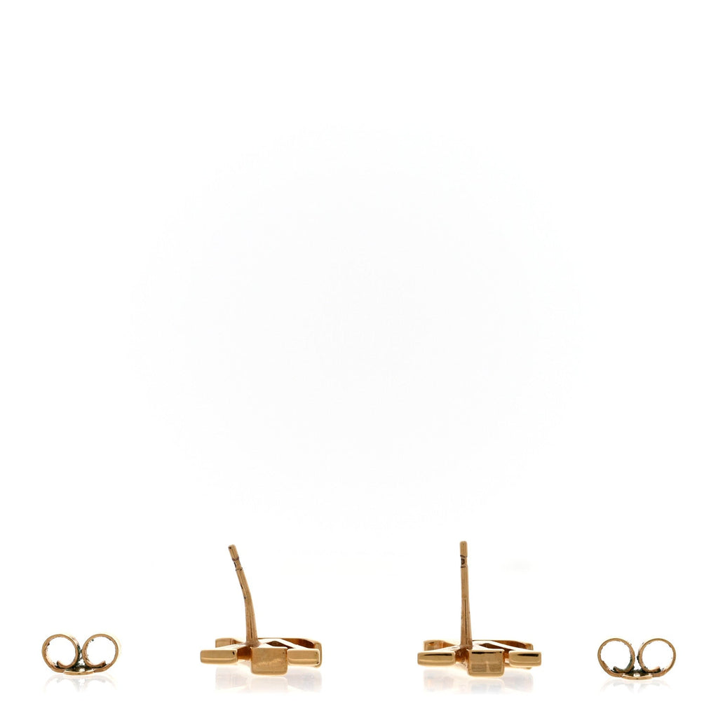 Metal LV Iconic Earrings Gold