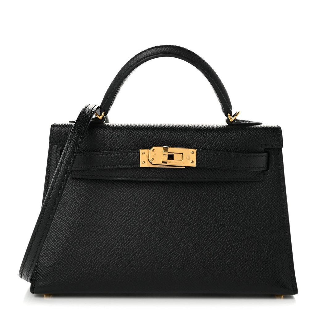 Epsom Mini Kelly Sellier 20 Black