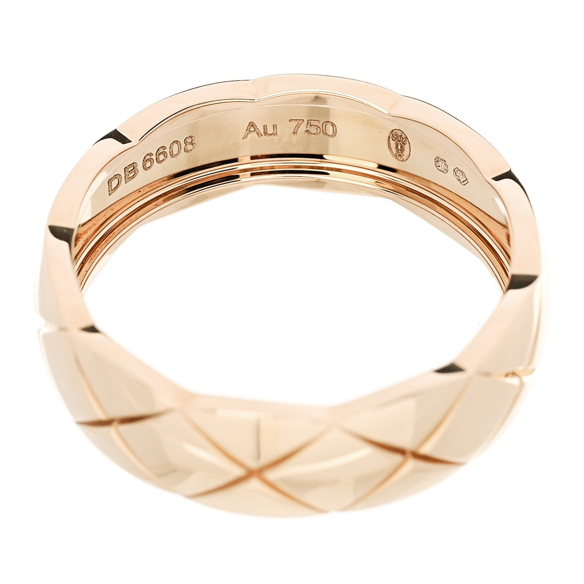 18K Beige Gold Small Coco Crush Ring 62 10