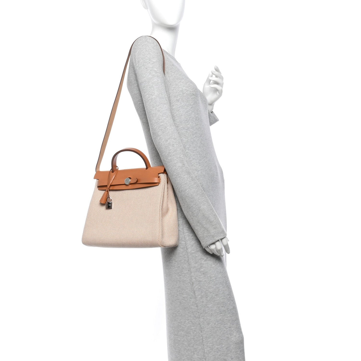 Vache Hunter Criss Viking Herbag Zip Retourne 31 PM Ecru Beige Naturel