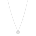 18K White Gold Diamond Bouton de Camelia Pendant Necklace